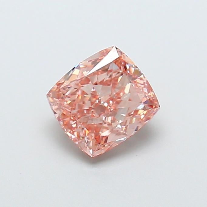 2.50 Ct. Fancy Intense Pink Cushion Lab Grown Diamond