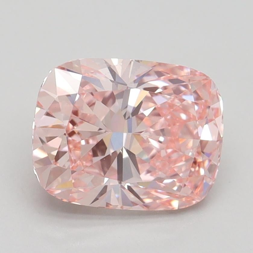 2.02 Ct. Fancy Intense Pink Cushion Lab Grown Diamond