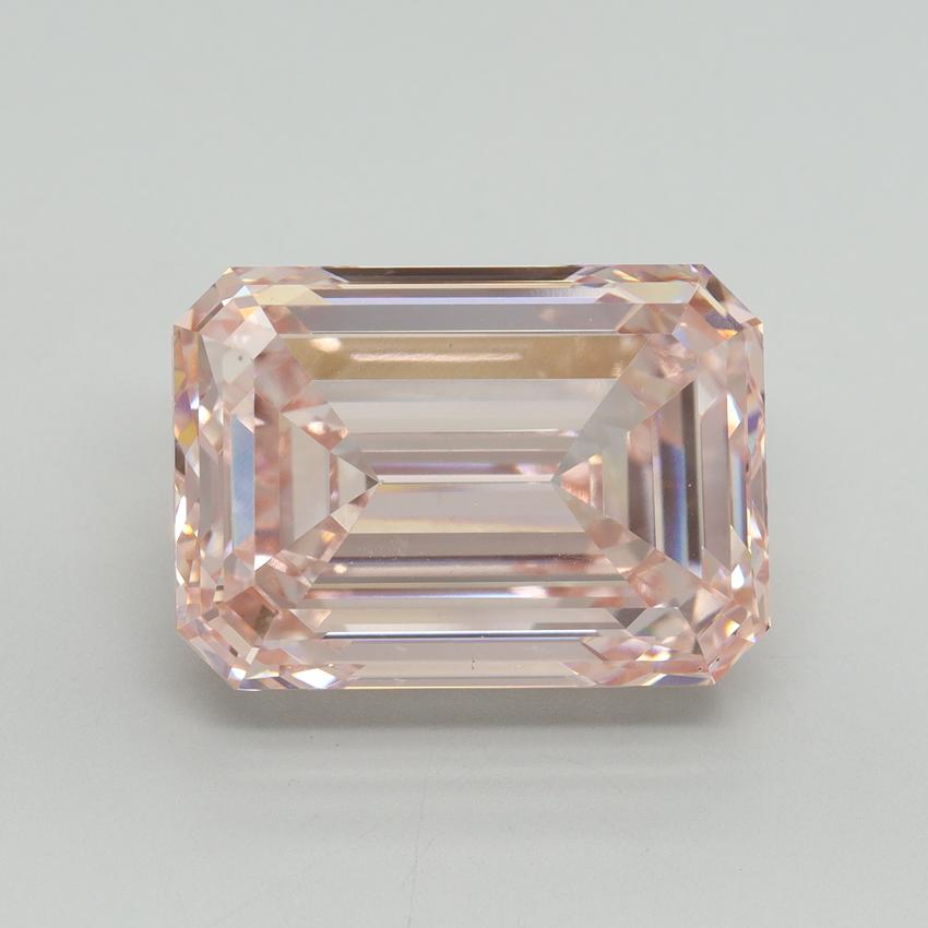 15.05 Ct. Fancy Intense Pink Emerald Lab Grown Diamond
