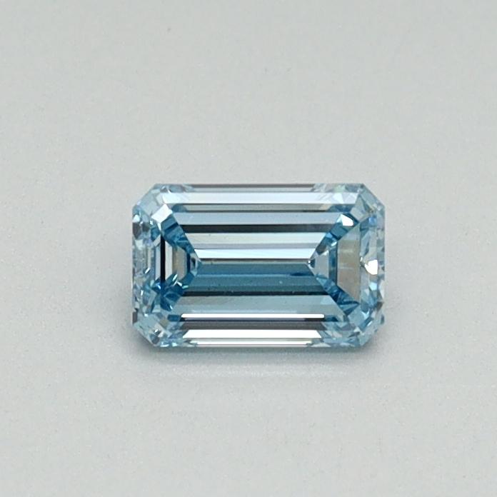 0.30 Ct. Fancy Vivid Blue Emerald Lab Grown Diamond
