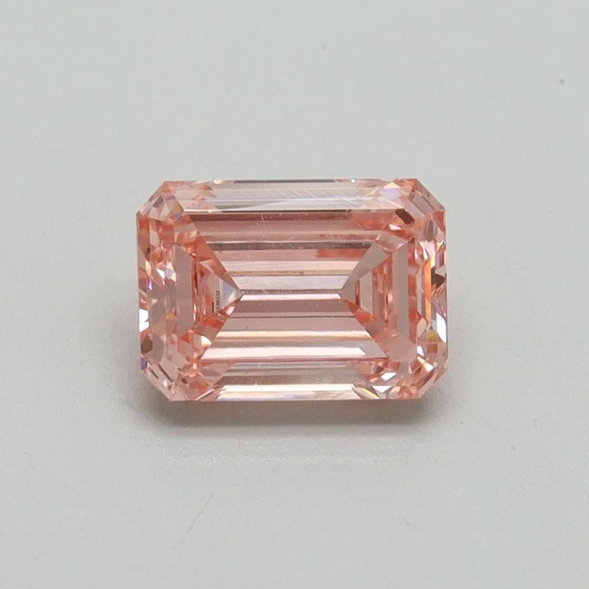1.08 Ct. Fancy Vivid Pink Emerald Lab Grown Diamond