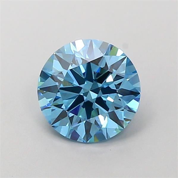 1.13 Ct. Fancy Vivid Blue Round Lab Grown Diamond