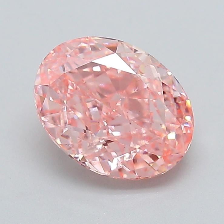 2.08 Ct. Fancy Vivid  Pink Oval Lab Grown Diamond