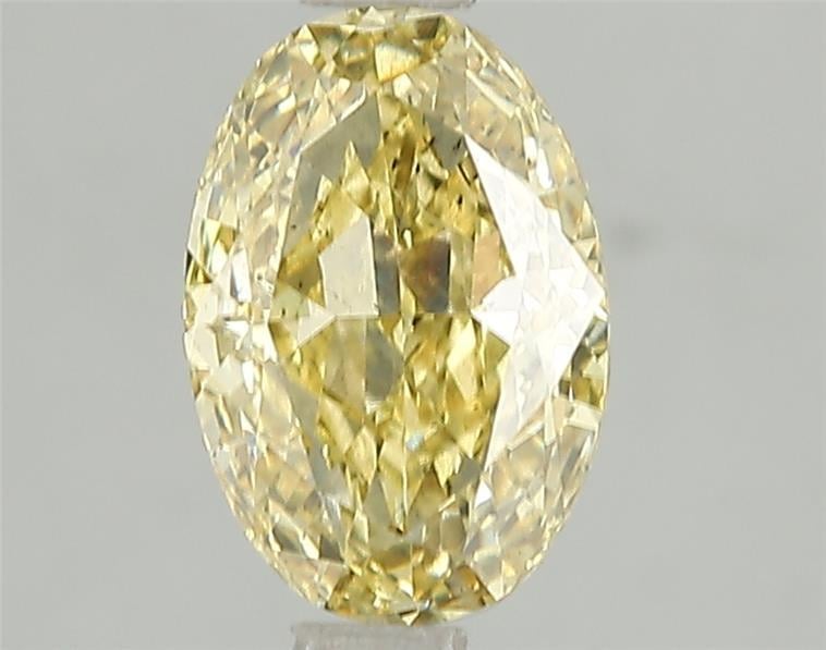 1.72 Ct. Fancy Intense Yellow Oval Lab Grown Diamond