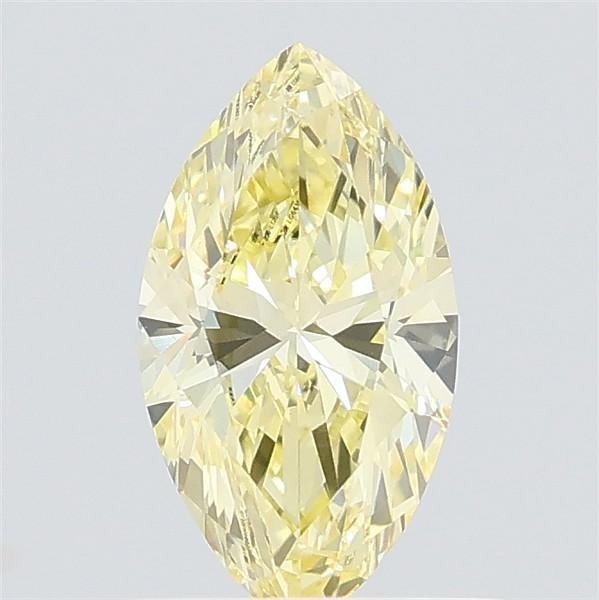 0.59 Ct. Fancy Intense Yellow Marquise Lab Grown Diamond