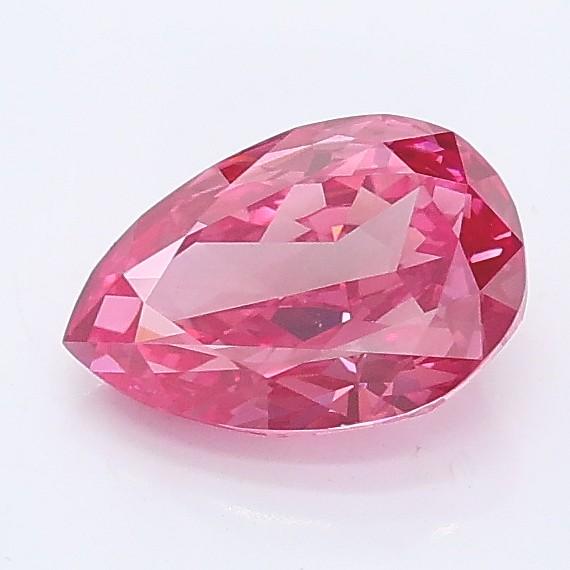 1.02 Ct. Fancy Vivid Pink Pear Lab Grown Diamond