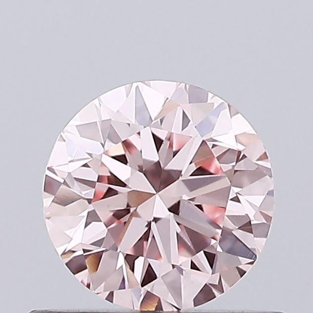 0.59 Ct. Fancy Intense Pink Round Lab Grown Diamond