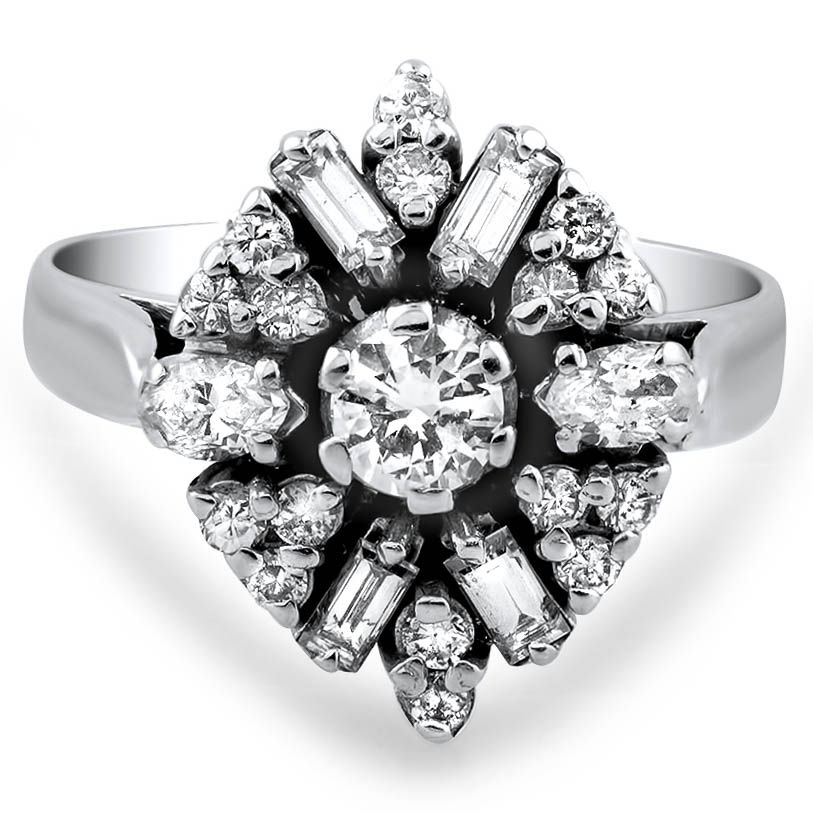 Retro Diamond Vintage Ring