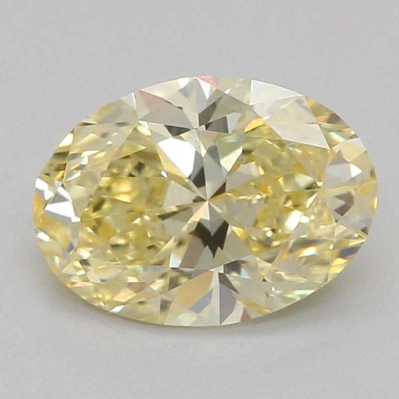 1.01 Ct. Fancy Intense Yellow Oval Lab Grown Diamond
