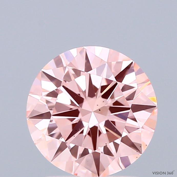 1.88 Ct. Fancy Intense Pink Round Lab Grown Diamond