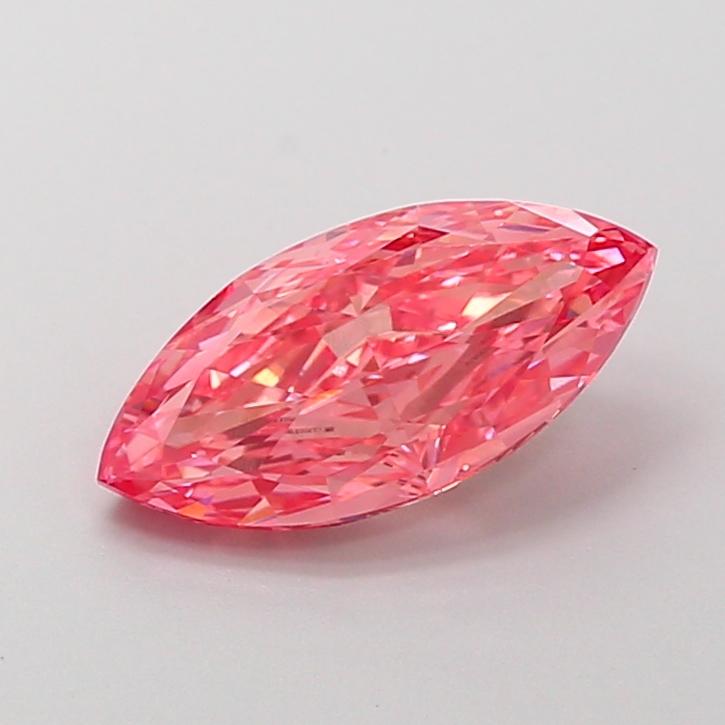 1.85 Ct. Fancy Vivid Pink Marquise Lab Grown Diamond