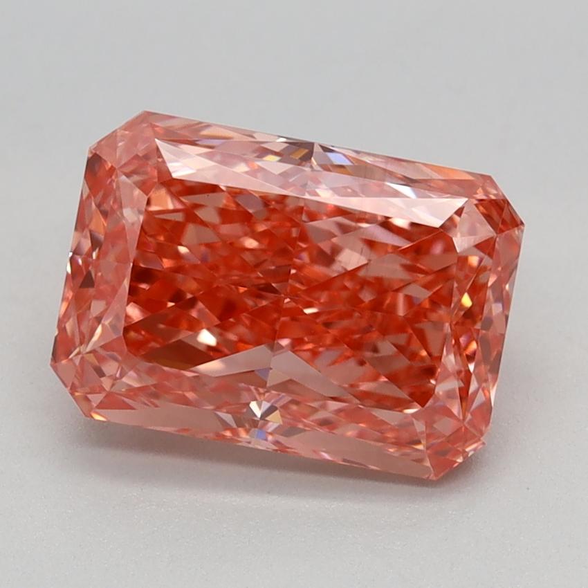 2.09 Ct. Fancy Vivid Pink Radiant Lab Grown Diamond