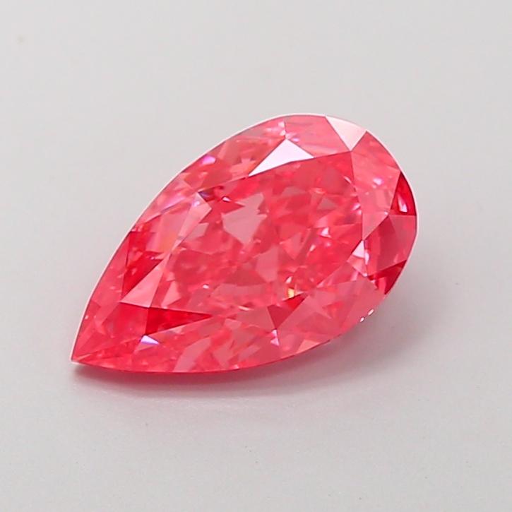 1.75 Ct. Fancy Vivid  Pink Pear Lab Grown Diamond