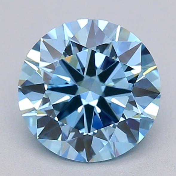 1.00 Ct. Fancy Vivid  Blue Round Lab Grown Diamond