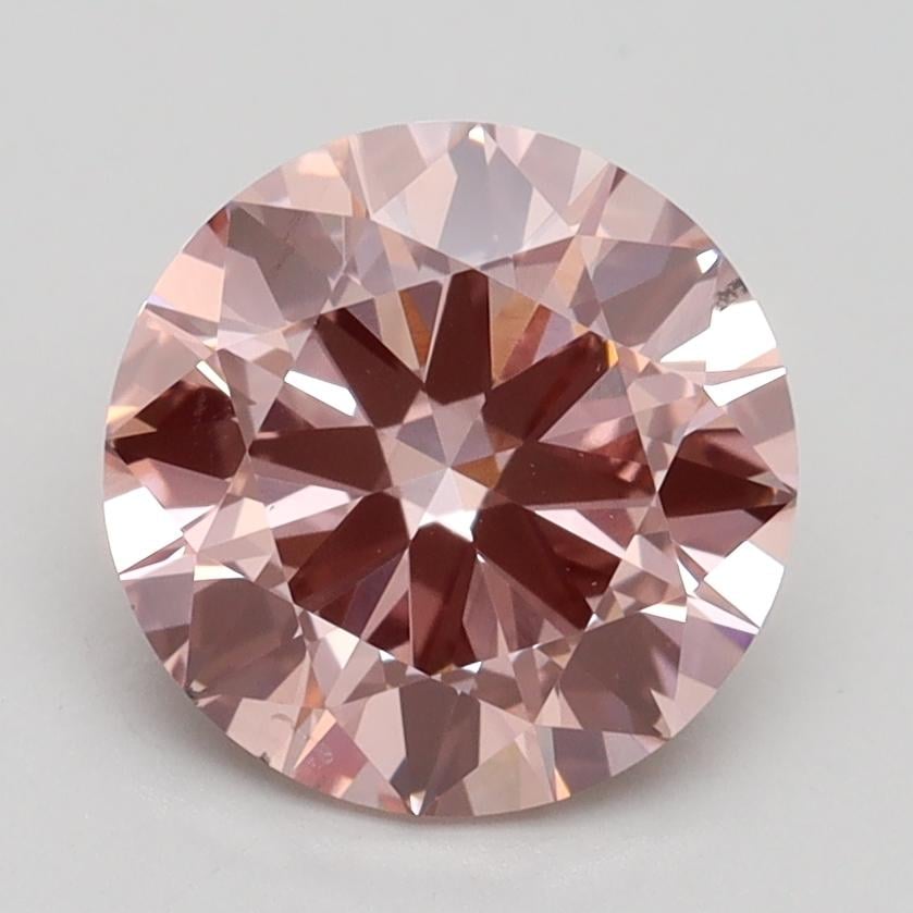 2.27 Ct. Fancy Intense Pink Round Lab Grown Diamond