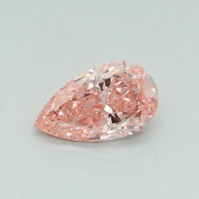 0.32 Ct. Fancy Vivid Pink Pear Lab Grown Diamond