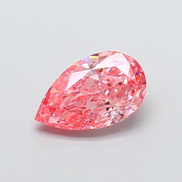 1.56 Ct. Fancy Vivid Pink Pear Lab Grown Diamond