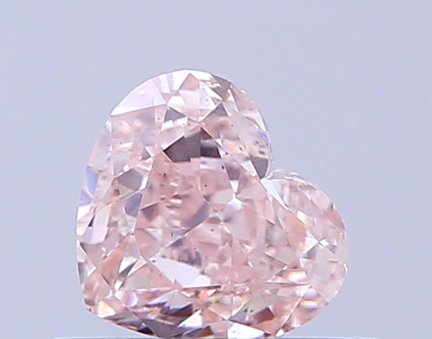 0.57 Ct. Fancy Light Pinkish Brown Heart Lab Grown Diamond
