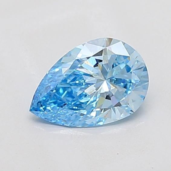 1.01 Ct. Fancy Vivid Blue Pear Lab Grown Diamond