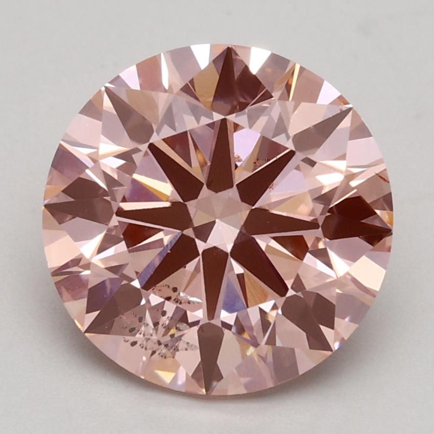 2.14 Ct. Fancy Intense Pink Round Lab Grown Diamond