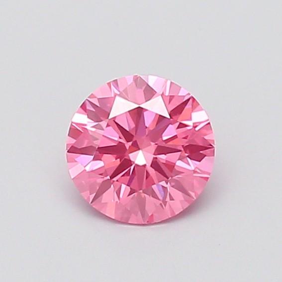 1.01 Ct. Fancy Vivid  Pink Round Lab Grown Diamond