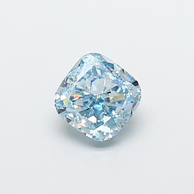 1.03 Ct. Fancy Intense Blue Cushion Lab Grown Diamond
