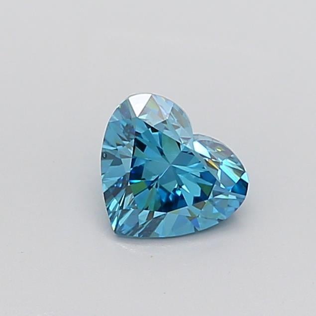 1.01 Ct. Fancy Vivid Blue Heart Lab Grown Diamond