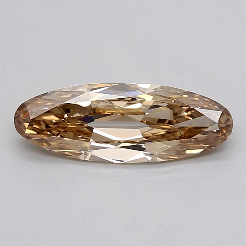 1.95 Ct. Light  Brown Oval Lab Grown Diamond