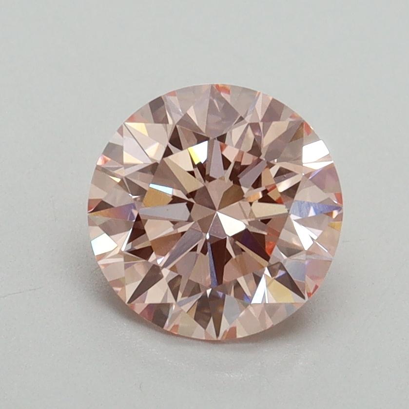 1.30 Ct. Fancy Intense Pink Round Lab Grown Diamond