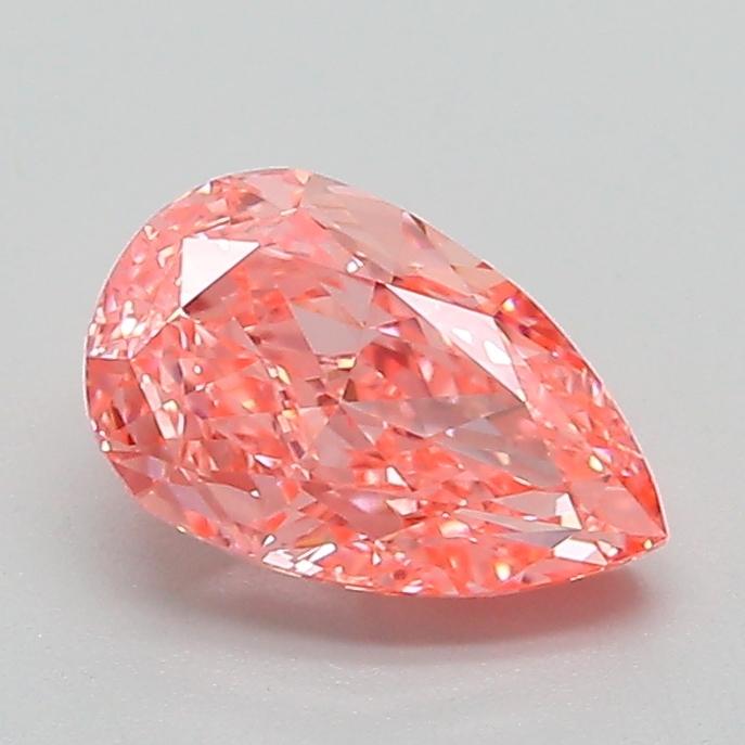 1.08 Ct. Fancy Vivid Pink Pear Lab Grown Diamond