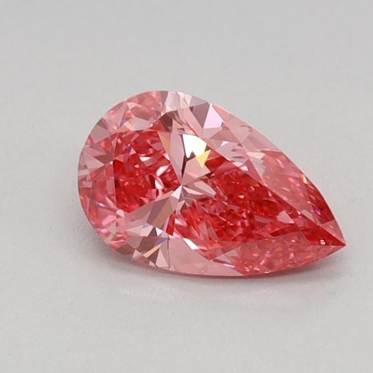0.47 Ct. Fancy Vivid Pink Pear Lab Grown Diamond