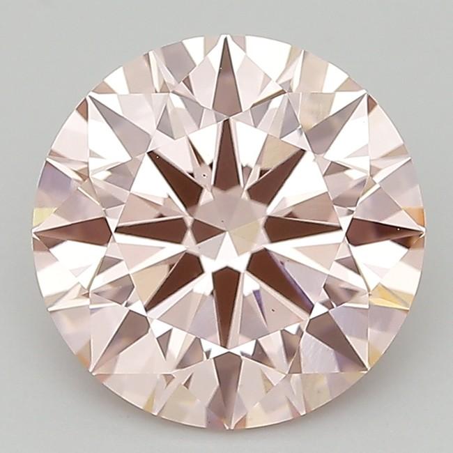 3.34 Ct. Fancy Intense  Pink Round Lab Grown Diamond