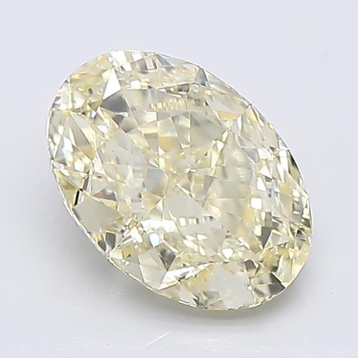 1.67 Ct. Fancy  Yellow Oval Lab Grown Diamond