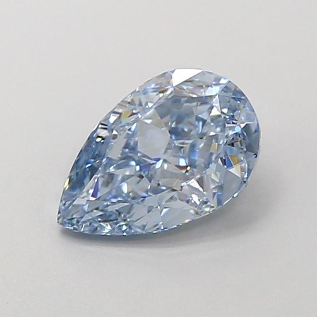 1.07 Ct. Fancy Intense  Blue Pear Lab Grown Diamond