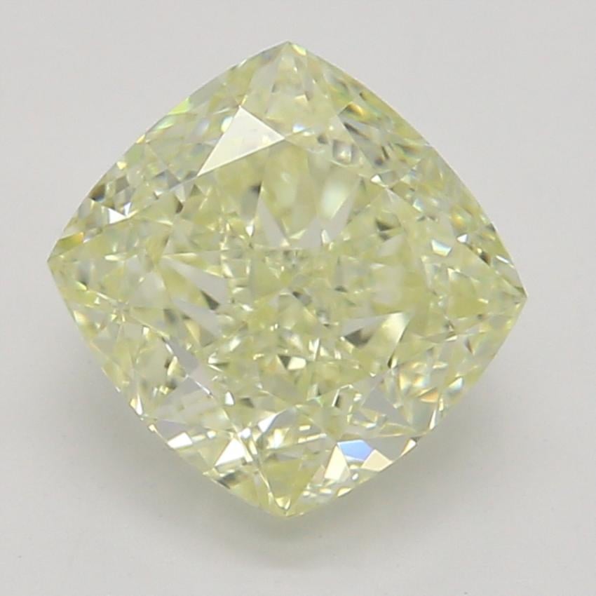 1.00 Ct. Fancy Light Yellow Cushion Diamond