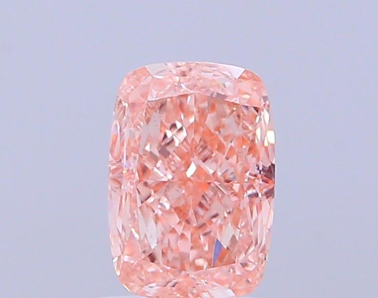 1.34 Ct. Fancy Intense Pink Cushion Lab Grown Diamond