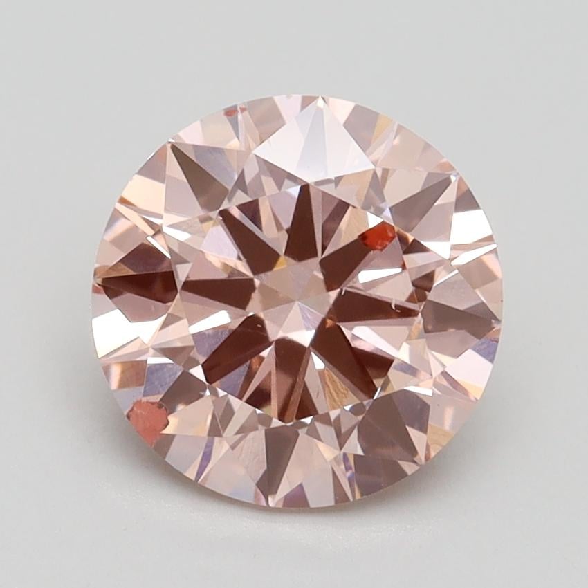 2.15 Ct. Fancy Intense Pink Round Lab Grown Diamond