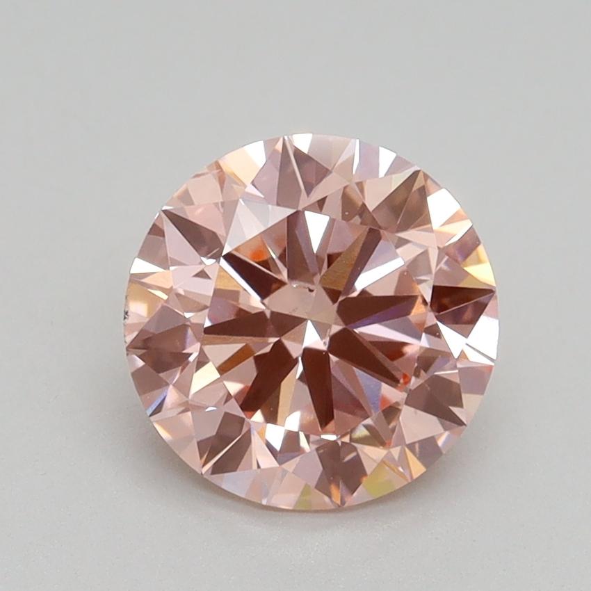 1.70 Ct. Fancy Intense Pink Round Lab Grown Diamond