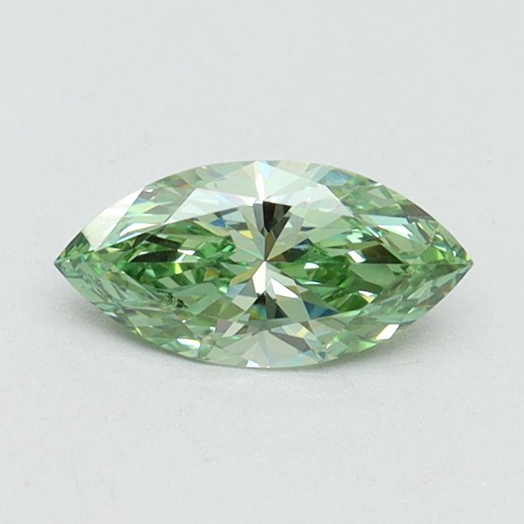0.50 Ct. Fancy Vivid Green Marquise Lab Grown Diamond