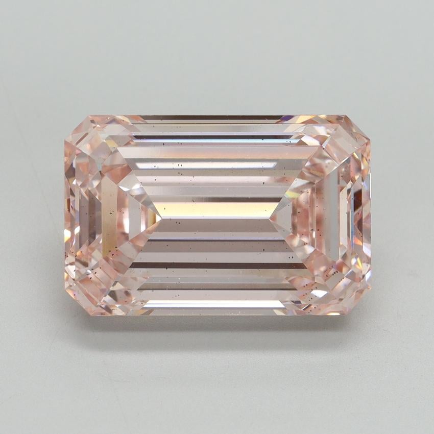 10.06 Ct. Fancy Intense Pink Emerald Lab Grown Diamond