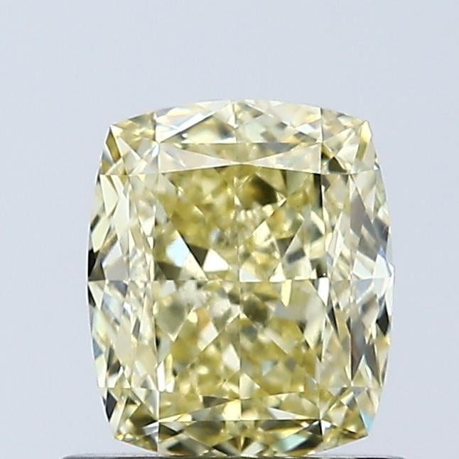 1.03 Ct. Fancy Intense Yellow Cushion Lab Grown Diamond