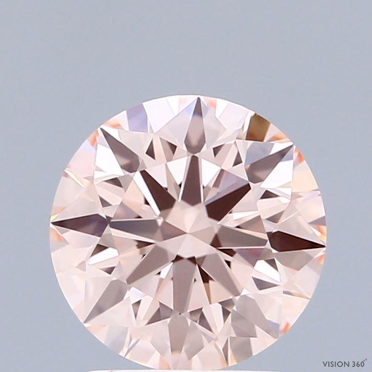 2.07 Ct. Fancy Intense Pink Round Lab Grown Diamond