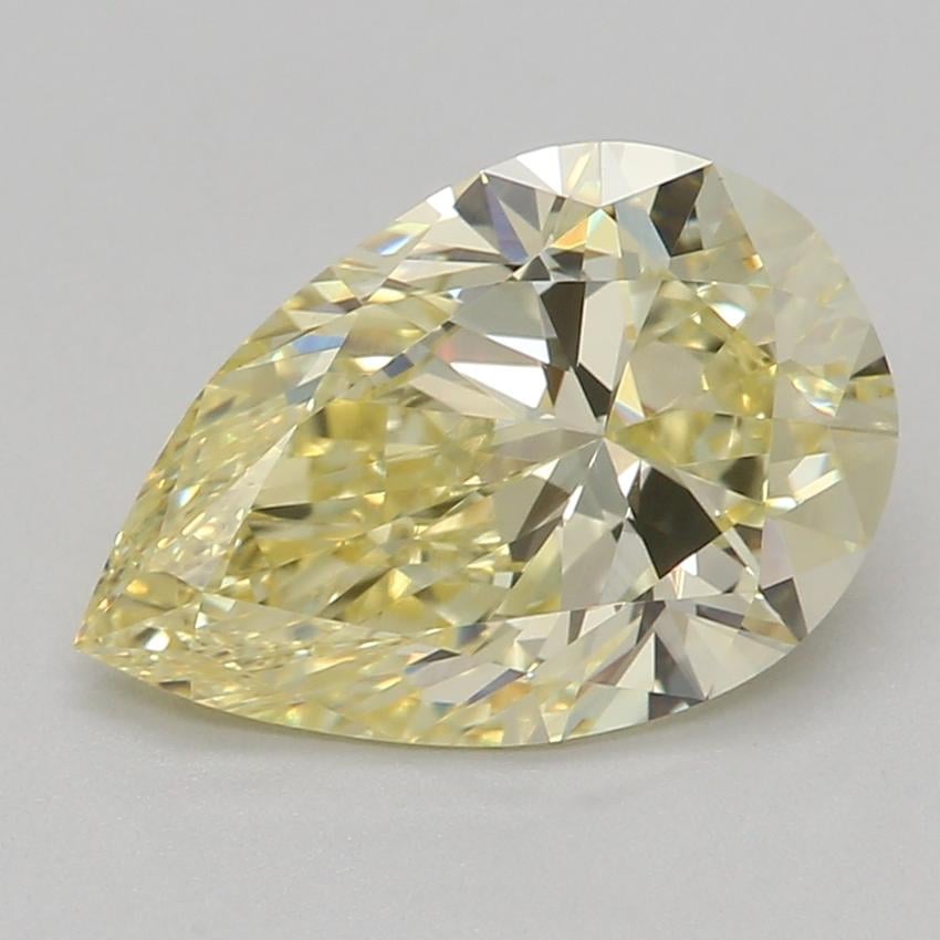 1.48 Ct. Fancy Yellow Pear Lab Grown Diamond