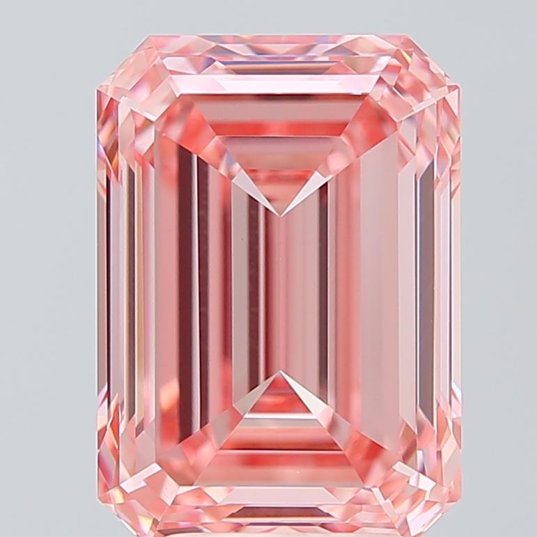 4.87 Ct. Fancy Intense Pink Emerald Lab Grown Diamond