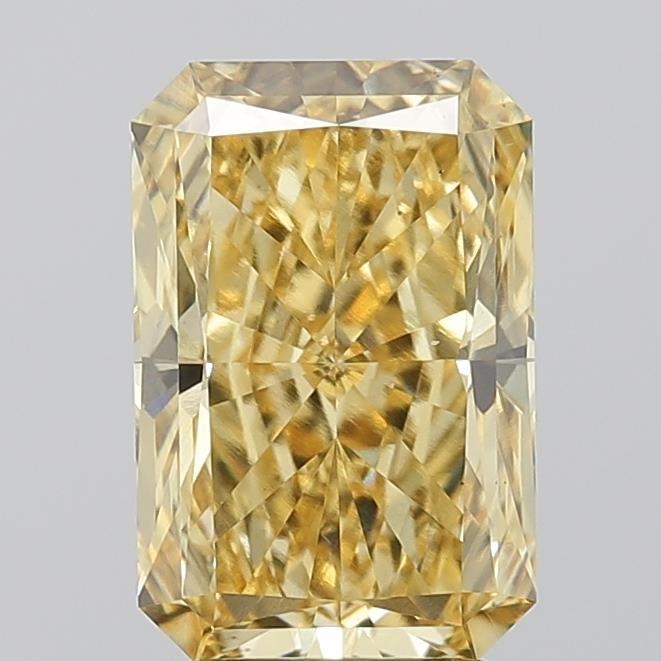 3.07 Ct. Fancy Intense Yellow Radiant Lab Grown Diamond