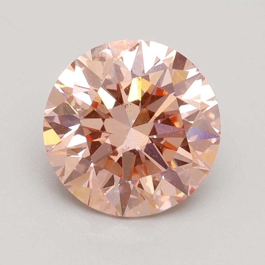 2.04 Ct. Fancy Intense Pink Round Lab Grown Diamond