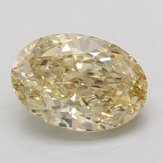 2.04 Ct. Fancy Intense Yellow Oval Lab Grown Diamond
