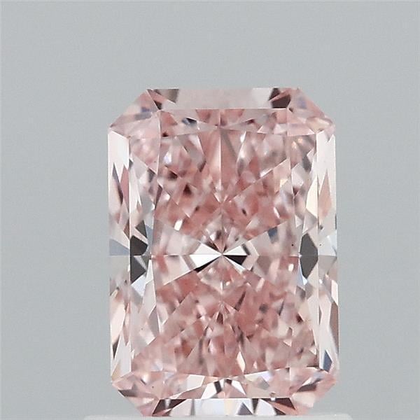 1.10 Ct. Fancy Intense  Pink Radiant Lab Grown Diamond