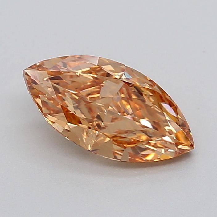 1.05 Ct. Fancy Brown Orange Marquise Lab Grown Diamond