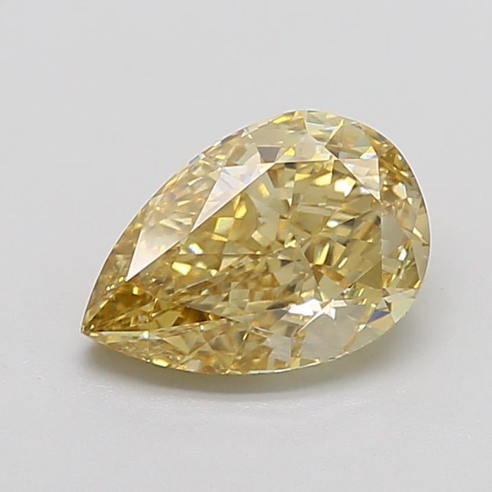 2.94 Ct. Fancy Brownish Yellow Pear Lab Grown Diamond